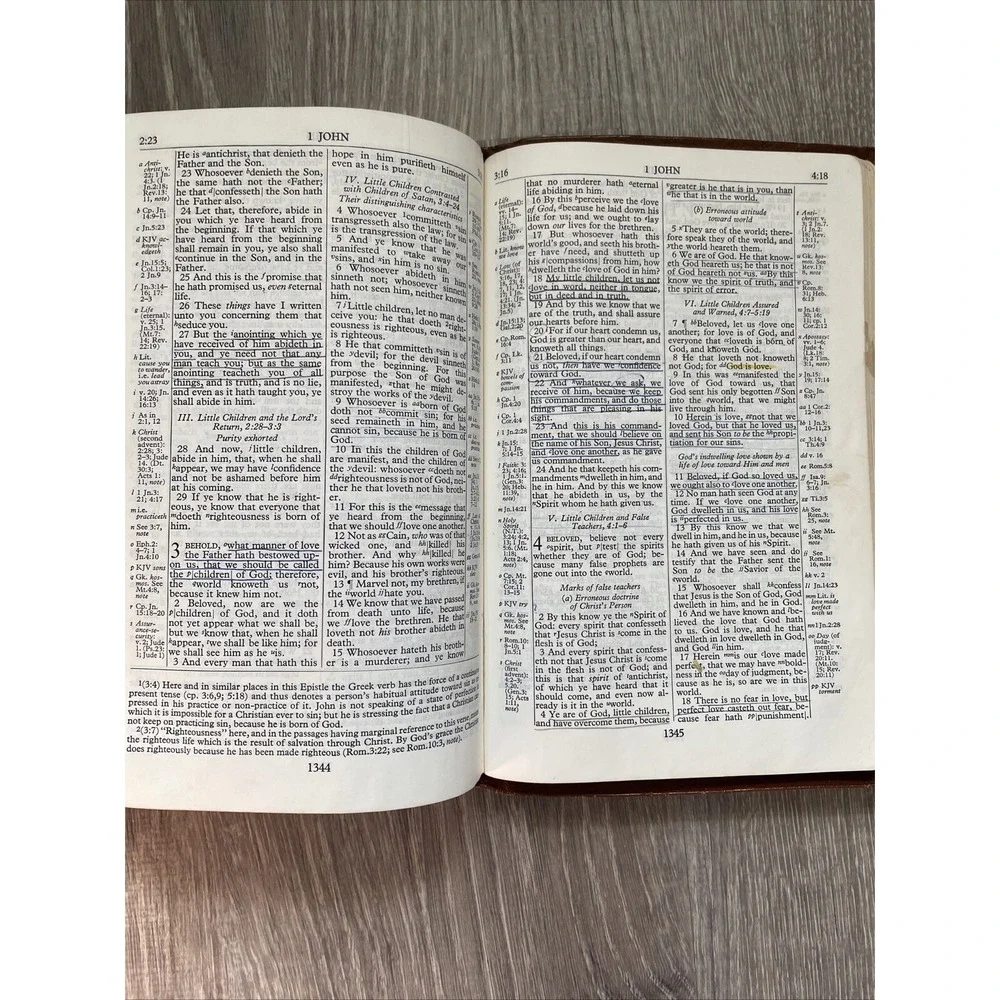 Oxford HOLY BIBLE New Scofield Reference Edit Concordance 1967 Vintage Cowhide